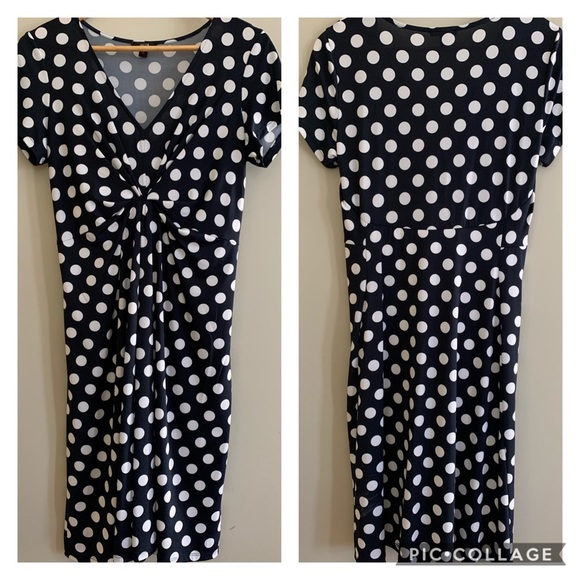 Jacob Dresses & Skirts - 💰3 for $40💰JACOB navy white polka dot tea …